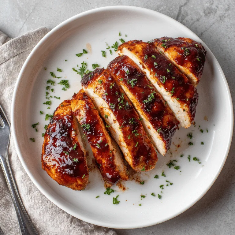 Air Fryer BBQ Chicken Breast (Juicy, Easy & Ready in 20 Minutes!)