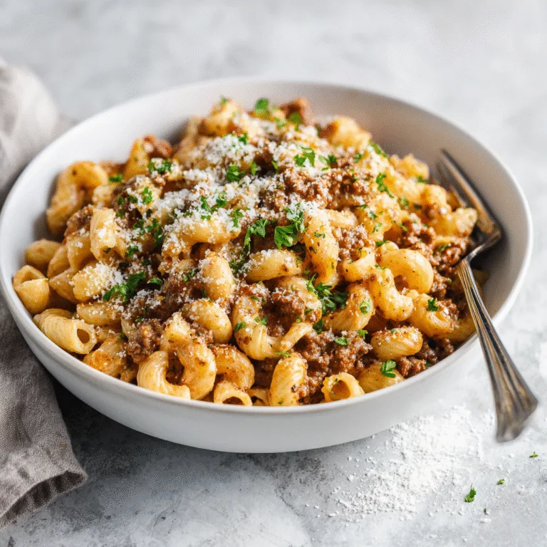 Creamy Ground Beef Pasta – Easy 30-Minute Dinner
