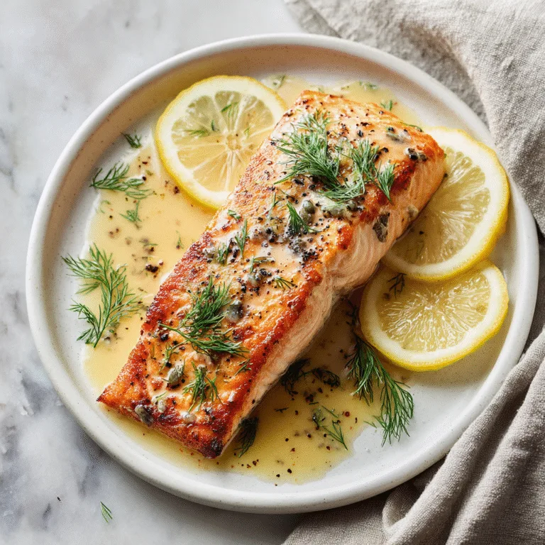 Pan-Seared Lemon Dill Salmon – Easy 10-Minute Dinner