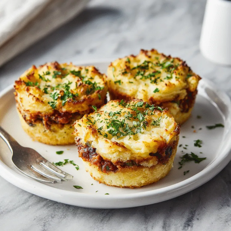 Mini Shepherd’s Pies (Muffin Tin Recipe)