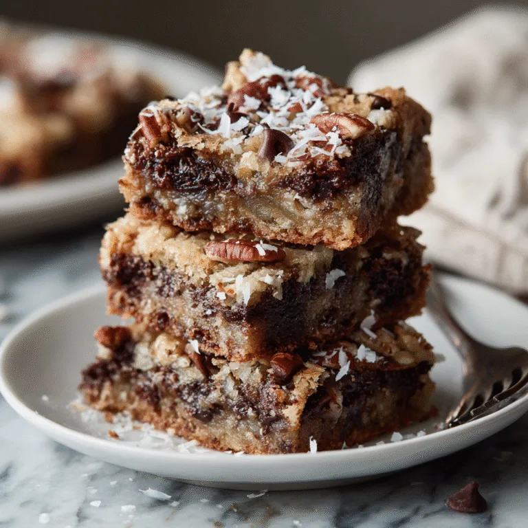 German Chocolate Cookie Bars (Easy, Chewy & Gooey)