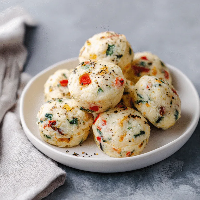 High-Protein Egg White Bites (Healthy & Easy Snack)