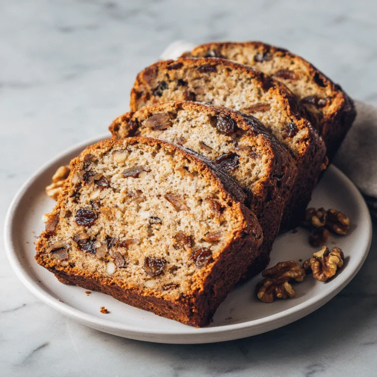 Moist Date Bread with Walnuts (Easy One-Bowl Recipe)