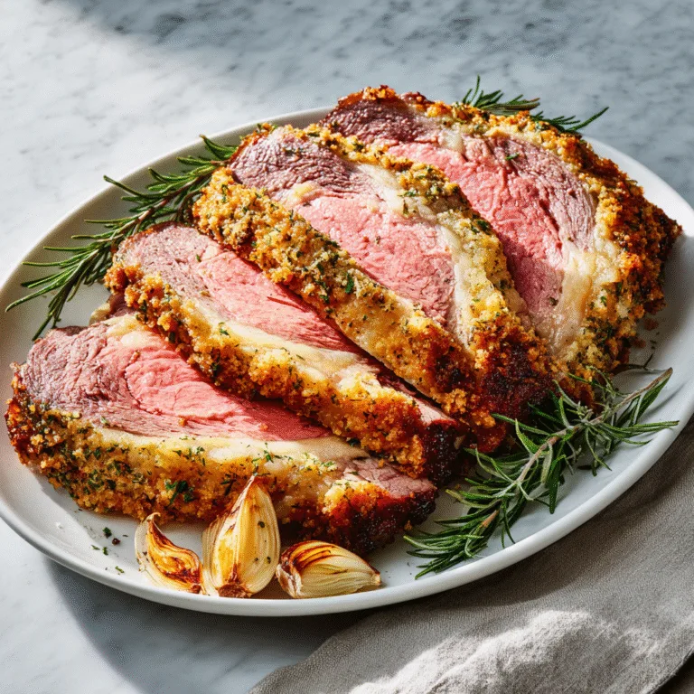 Best No-Fail Prime Rib with Garlic Herb Crust