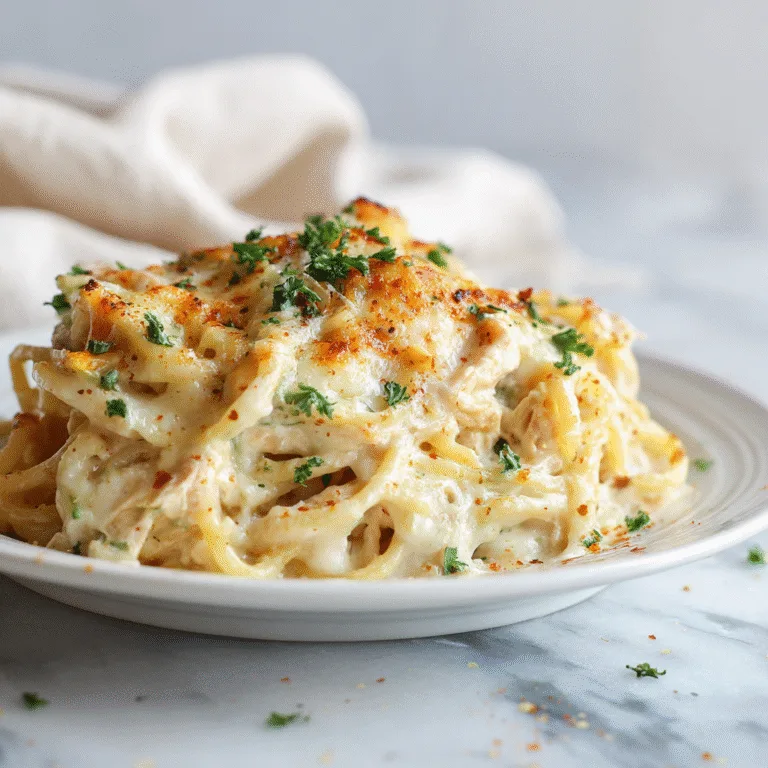 Spicy Southern Cheesy Chicken Spaghetti Casserole (Ultimate Comfort Food)