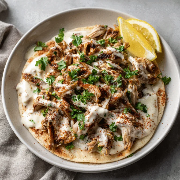 Chicken Shawarma with Garlic Sauce (Easy & Flavor-Packed!)