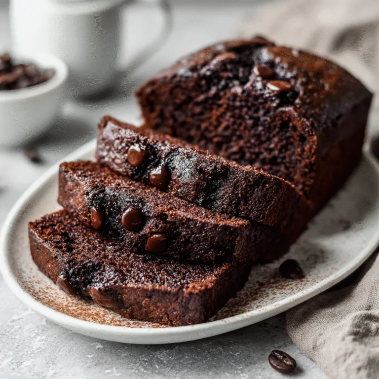 Chocolate Espresso Banana Bread (Ultra Moist & Rich!)