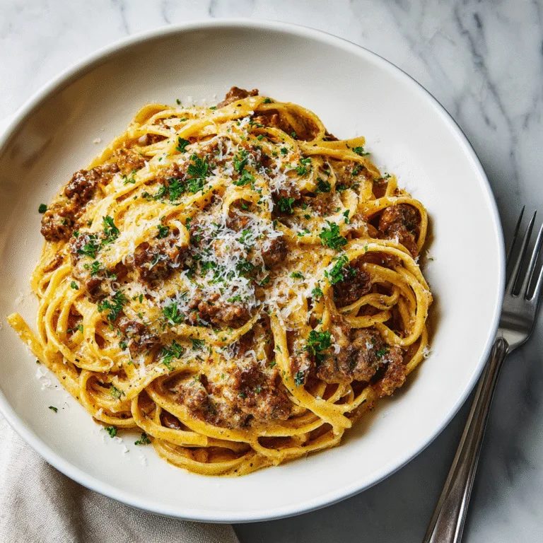 Creamy Beef Pasta (Rich, Comforting & Easy Dinner!)