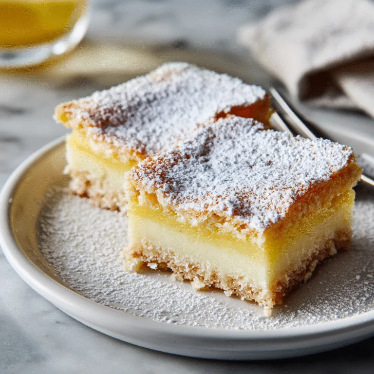 Creamy Lemon Squares (Bright, Buttery & Irresistibly Smooth)