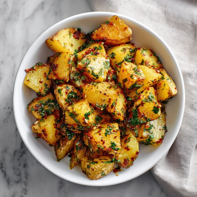 Lebanese Spicy Potatoes (Batata Harra) – Crispy, Zesty & Irresistibly Flavorful