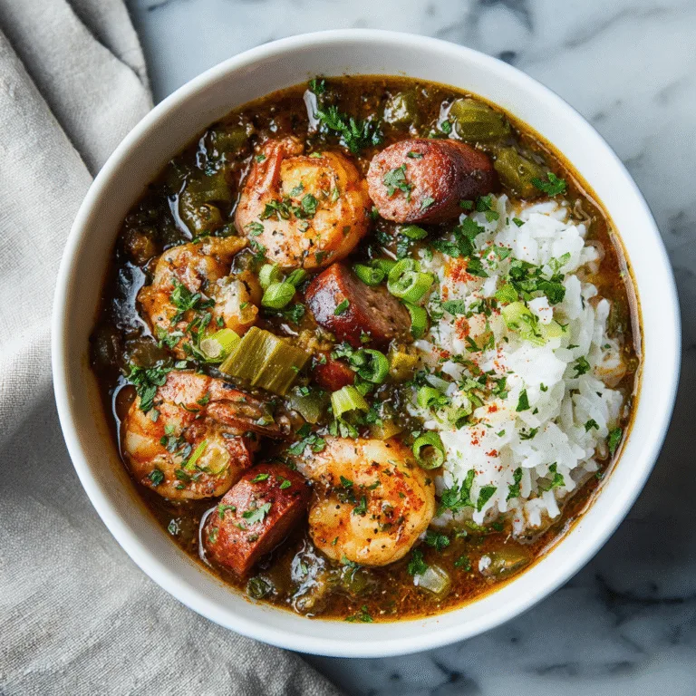 Classic Shrimp & Sausage Gumbo (Authentic, Rich & Soul-Warming)