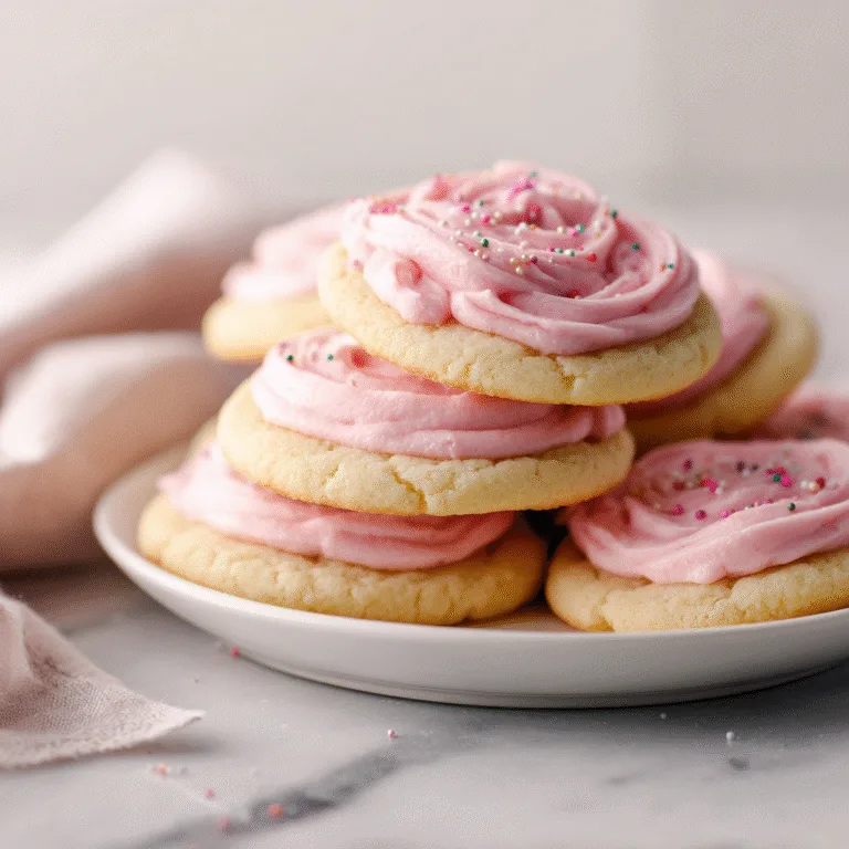 Frosted Sugar Cookies (Swig-Style) – Soft, Thick & Irresistibly Creamy