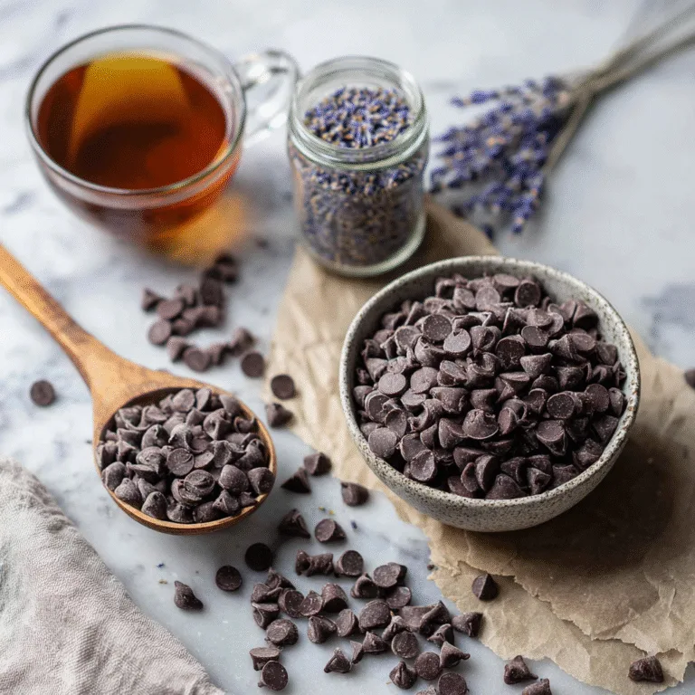 Homemade Lavender Chocolate Chips (Easy 4-Ingredient Recipe)