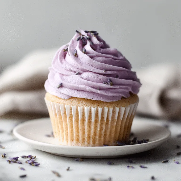 Vegan Lavender Buttercream (Smooth, Floral & Elegant Frosting)