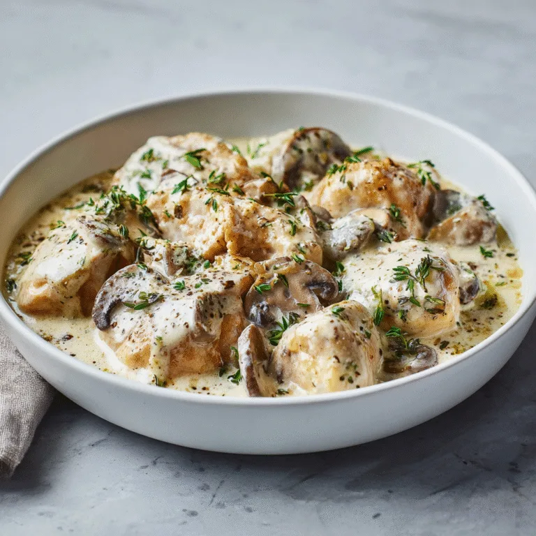 Creamy French Chicken Casserole (Easy One-Pot Comfort Meal)