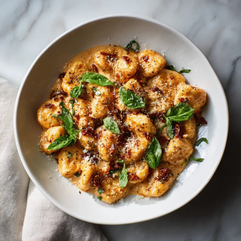 Marry Me Gnocchi (Creamy Sun-Dried Tomato Gnocchi)