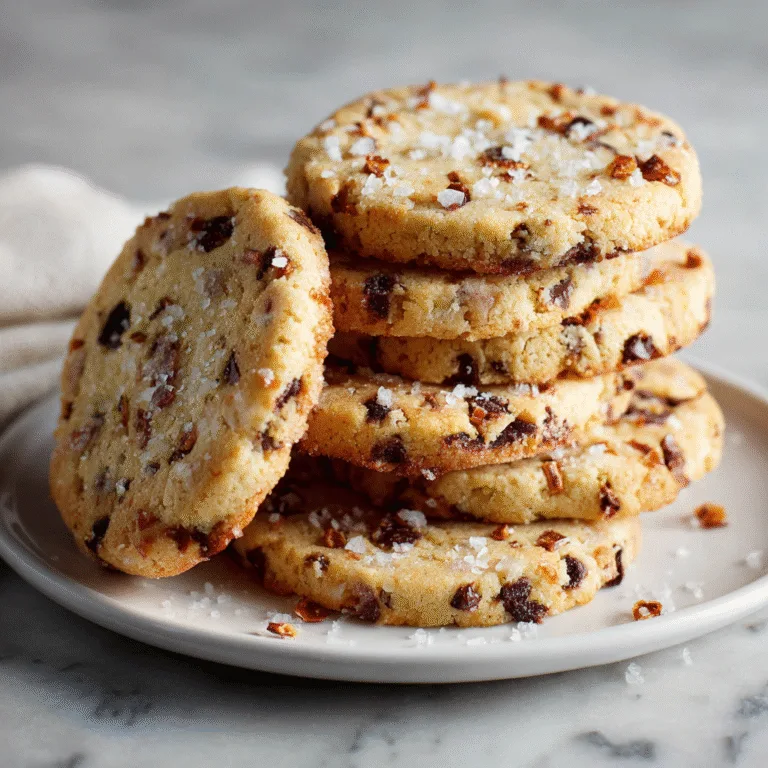 Chocolate Chip & Toffee Shortbread Cookies