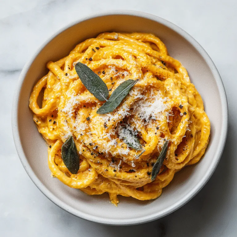 Creamy Pumpkin Pasta (Easy 30-Minute Fall Dinner)