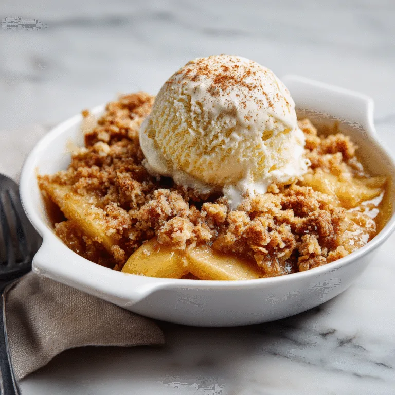 Classic Apple Crumble (Easy & Cozy Dessert)