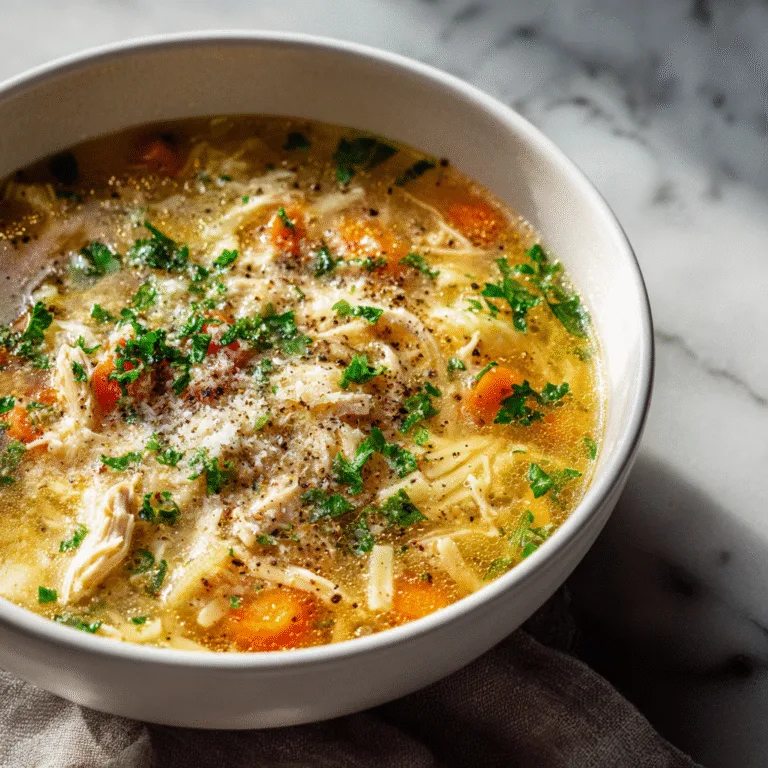 Italian Penicillin Soup (Healing Chicken Pastina Comfort Bowl)