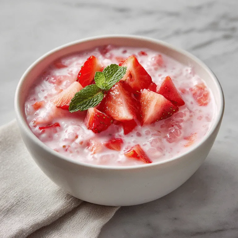 Strawberry Sago (Creamy, Refreshing & Ready in 30 Minutes)