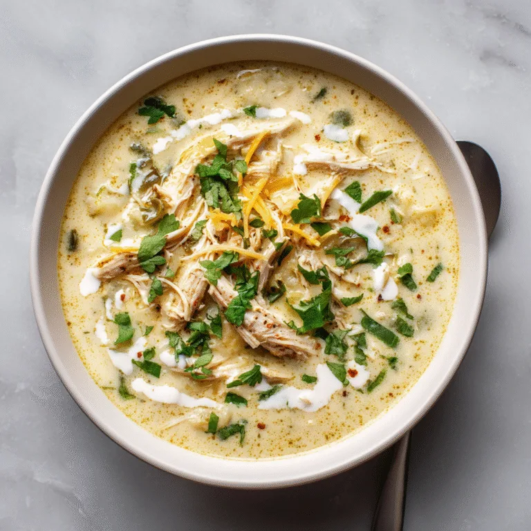 Chile Relleno Soup with Chicken (Creamy, Cheesy & Comforting)