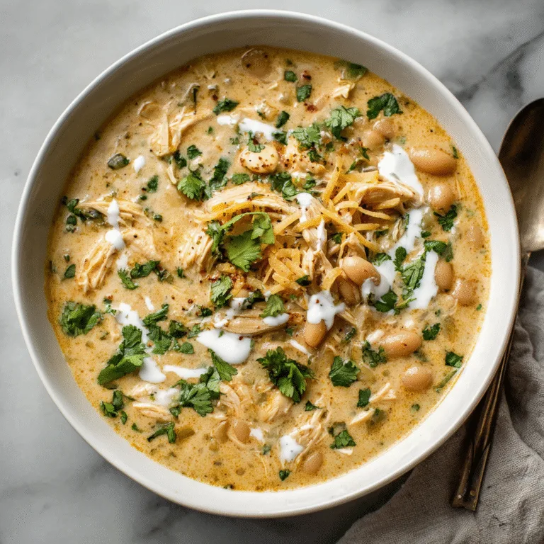 The Best White Chicken Chili (Creamy, Cozy & Easy)