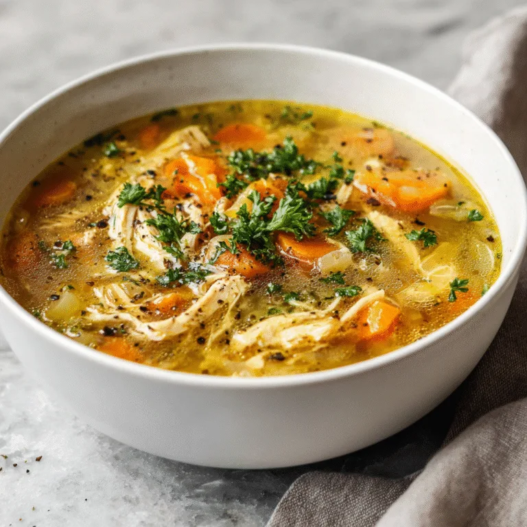 Leftover Turkey Soup (Easy, Cozy & Flavorful)