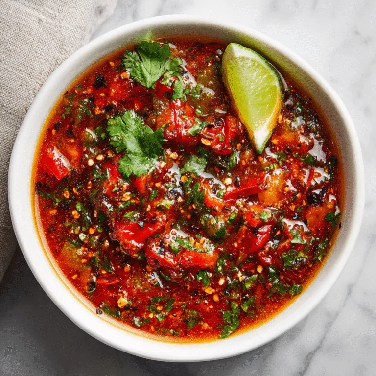 Roasted Salsa (Smoky, Fresh & Flavor-Packed)
