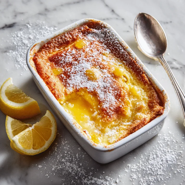Magic Lemon Cobbler Recipe (Bright, Buttery & Wonderfully Self-Saucing)