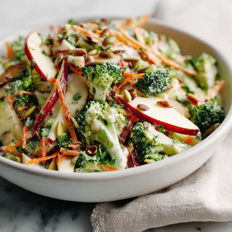 Vegan Apple Broccoli Salad