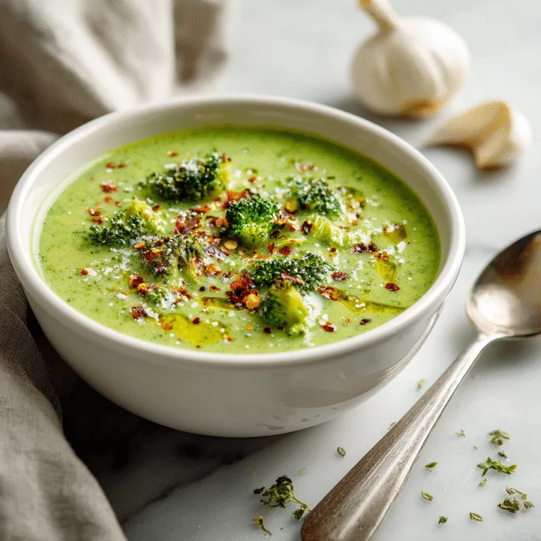 Garlic Italian Broccoli Soup