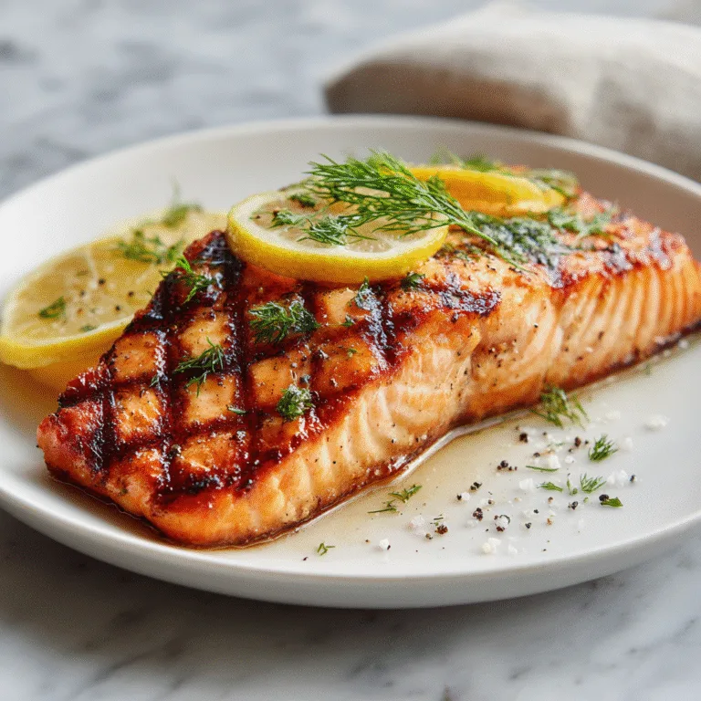 Lemon Grilled Salmon